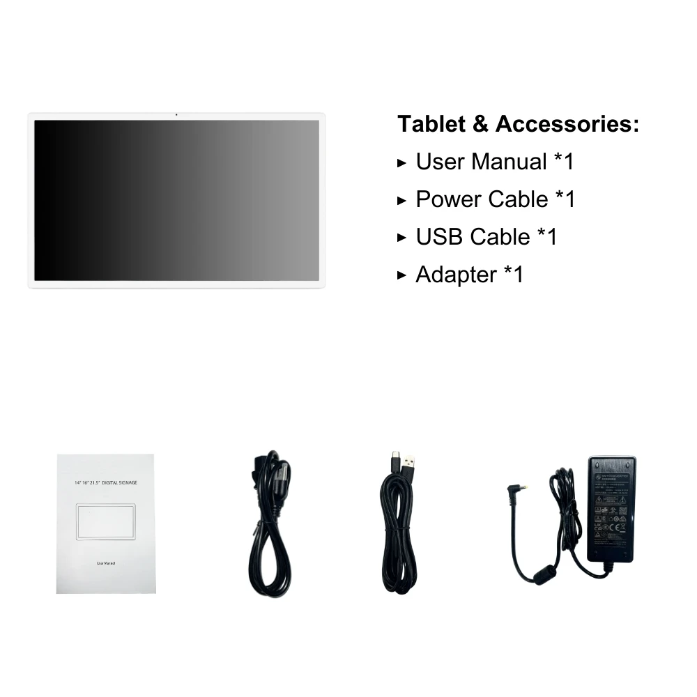 Tablet Kios Desktop Pos Restoran 32 Layar Sentuh Android 13 Menu Restoran Kios Tablet La Carte