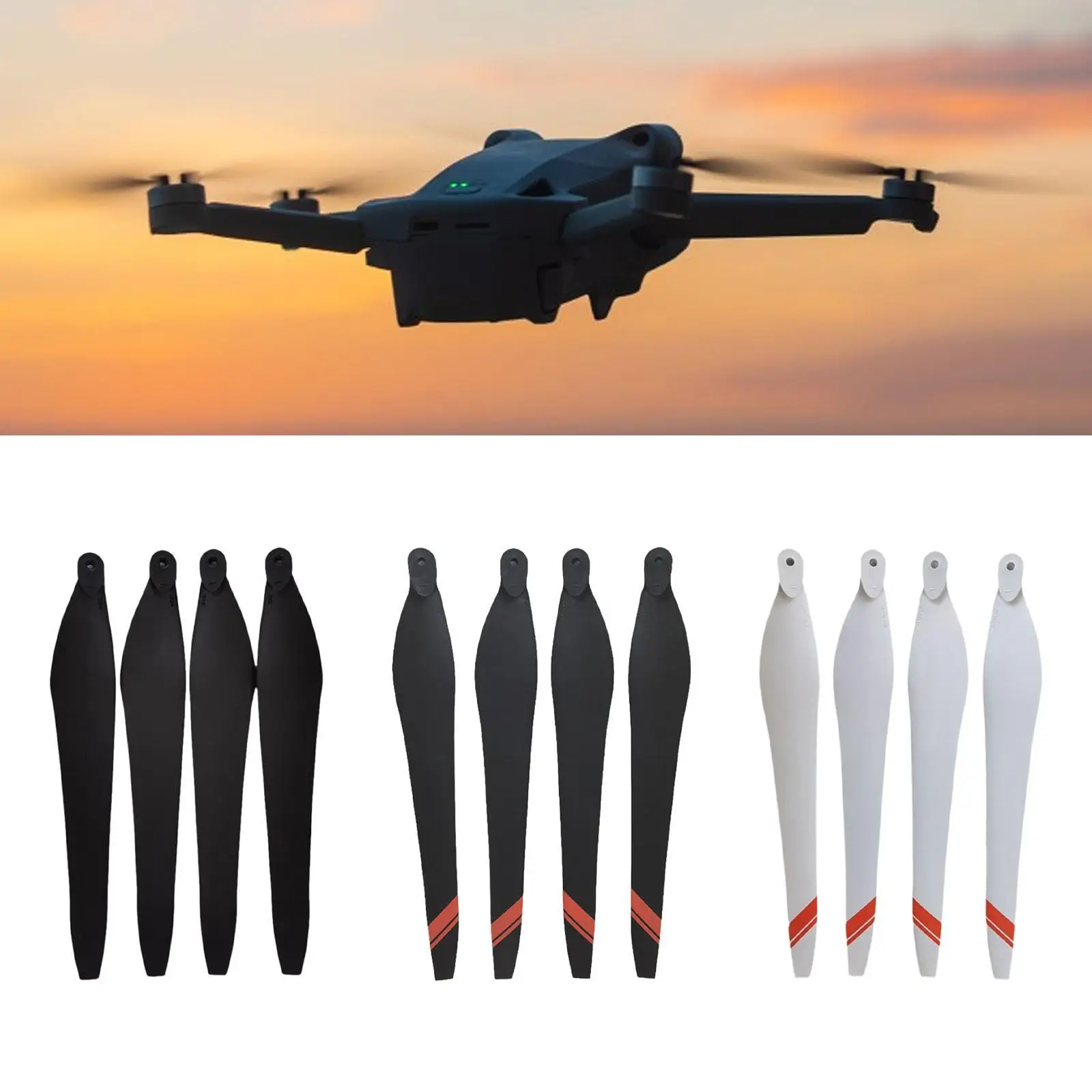 4x RC Propellers 36190 Easy Installation Professional Multifunction Drone Propeller Blades for Drone Quadcopter Fittings