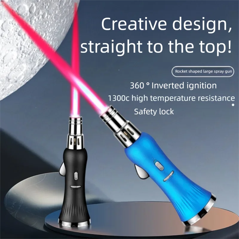 

Персонализированный высокотемпературный сварочный пистолет-распылитель, ветрозащитная зажигалка, надувной пистолет-распылитель для точечной сигар для барбекю