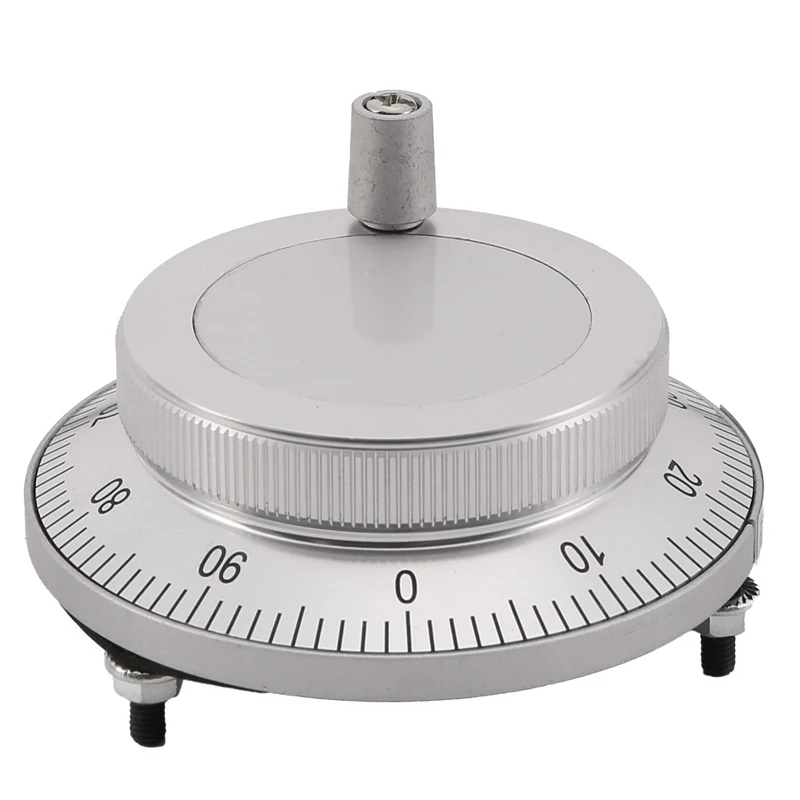 CNC Pulser Handwheel 5V 4Pin Pulse Manual Pulse Generator Hand Wheel CNC Machine Rotary Encoder 5V-4Pin-100PPR