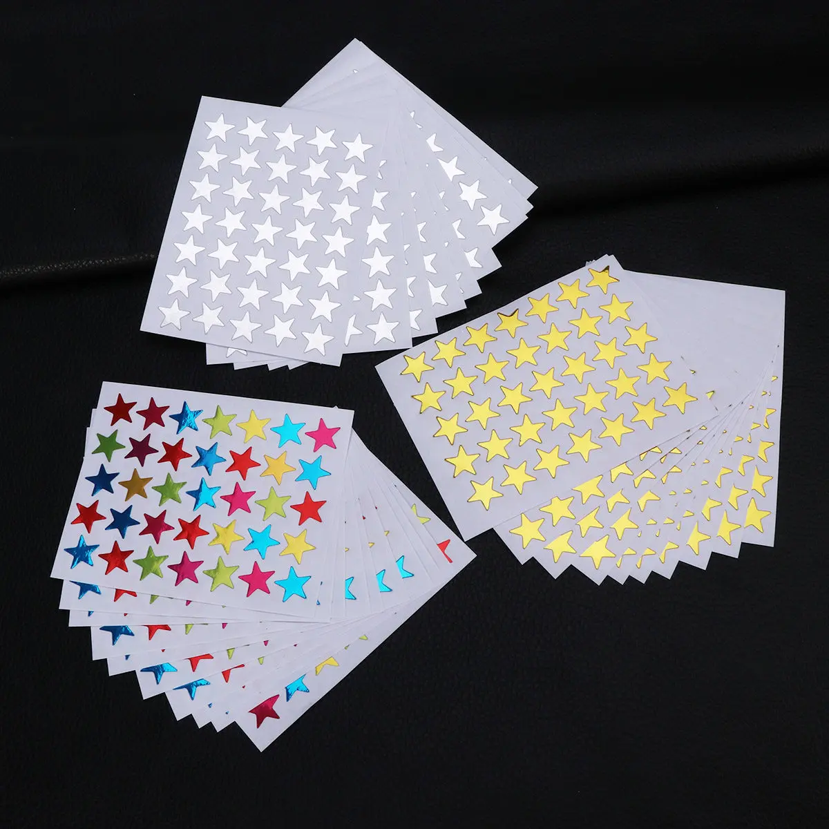 

6 Bags 1.5cm Star Shape Stickers for Teachers Reward Students Ideal for Classroom Learning Motivation Labels on Books and Charts