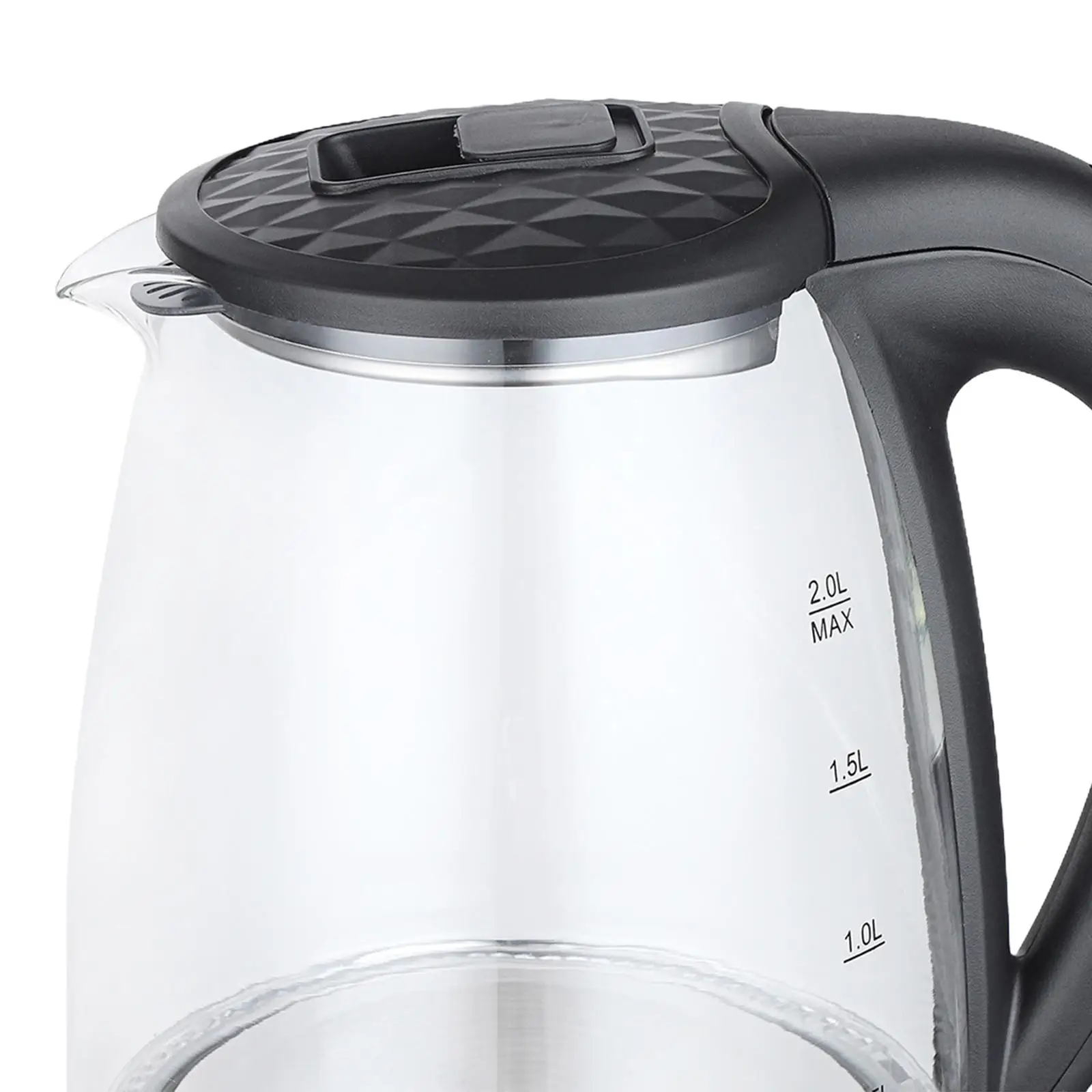 Electric Kettle 2L Glass Tea Kettle Hot Water Kettle for Kitchen Home Office