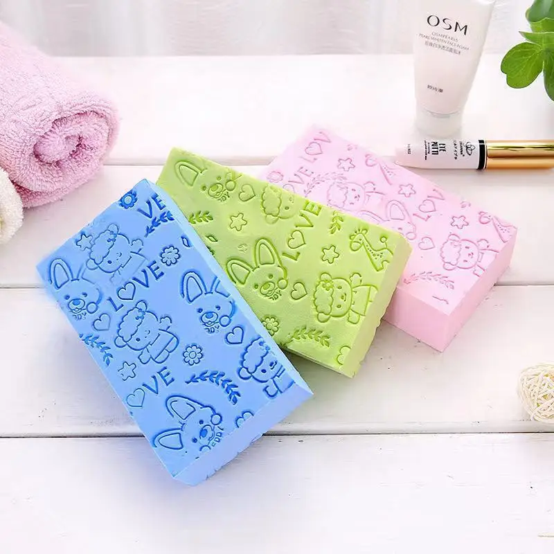 Soft Body Scrubber Bath Exfoliating Scrub Sponge Shower Brush Body Scrub Exfoliator Skin Cleaner Dead Skin Remover Bathing Tools