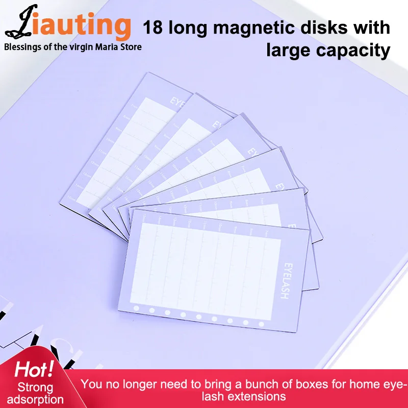 Puste pudełko do przechowywania sztucznych rzęs wielokrotnego użytku Etui na sztuczne rzęsy dla kobiet Profesjonalny pojemnik Podróżny uchwyt na rzęsy na paletę