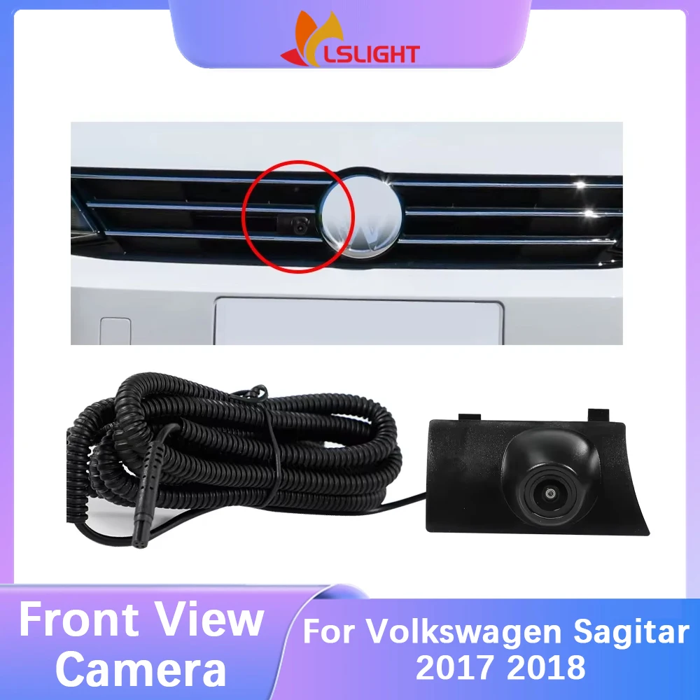 

Камера автомобильная 1080P 150° для Volkswagen Sagitar 2017-2018 ° Водонепроницаемый монитор с фишай-объективом AHD для ночного видения и обзора спереди