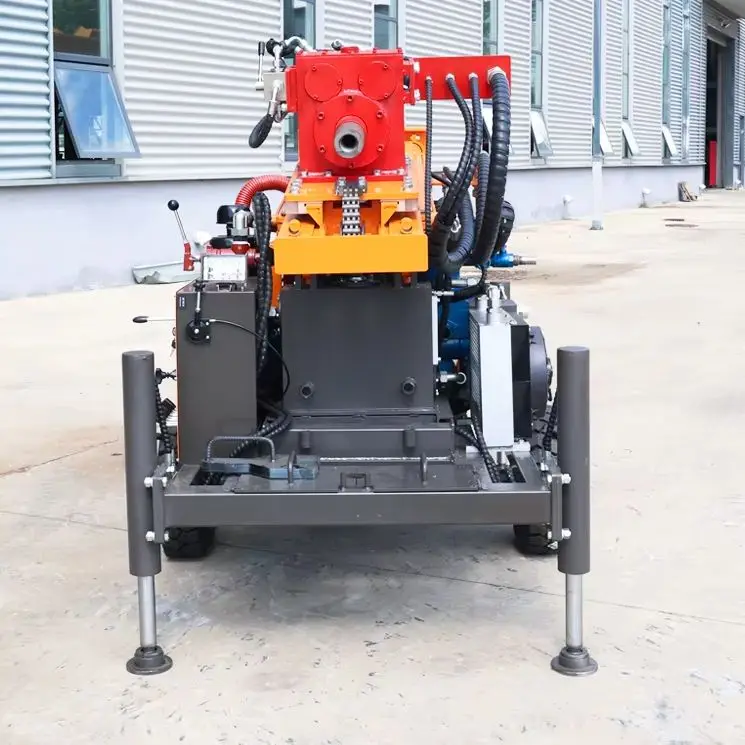 Customized High Torque Wheeled Rotary Rig 200M Strong Lifting Reliable Capable Deep Water Well Drilling Rig