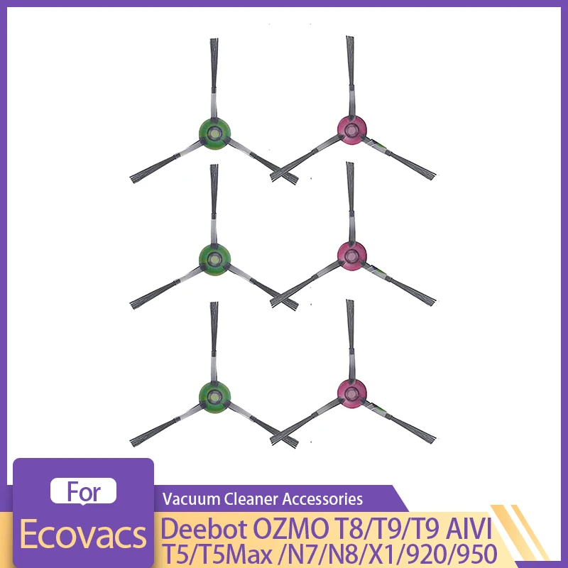 Side Brush For Ecovacs Deebot OZMO T5 T8 T9 T9 AIVI X1 N7 N8 T5Max 920 950 Sweeping Robot Vacuum Cleaner Replacement Accessories