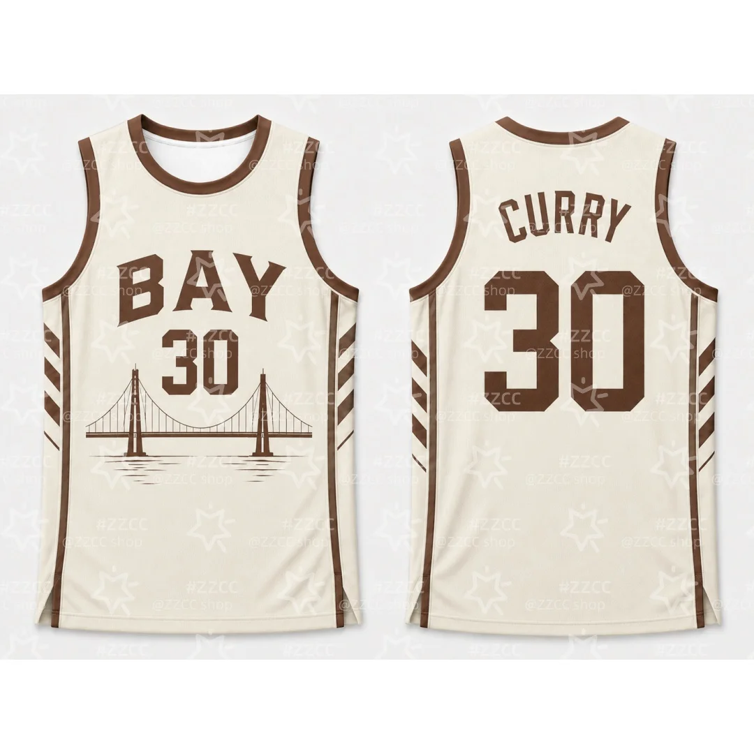 26-27 Stephen Curry Nr. 30 Basketballtrikot USA Hip-Hop Street Sports Weste Oberteile Sommer Herrenhemd Kinder T-Shirt Radsporttrikot ﻿ ﻿ – Detail 3