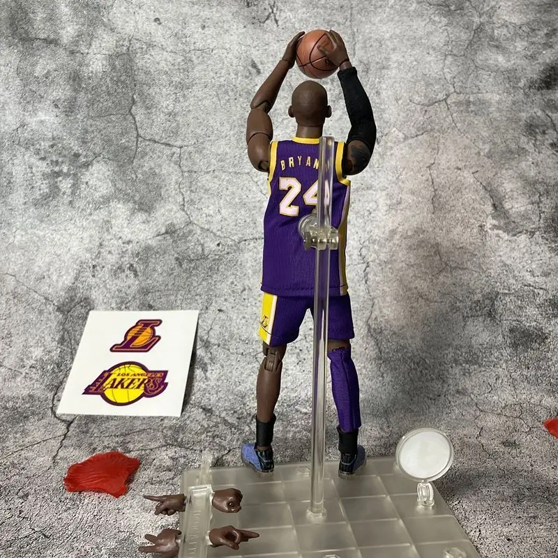NBA Basketball Star Cloth Outfit Kobe Articulated Action Figure, Soldier Model Desktop Ornament, Gift for Collection - view 4