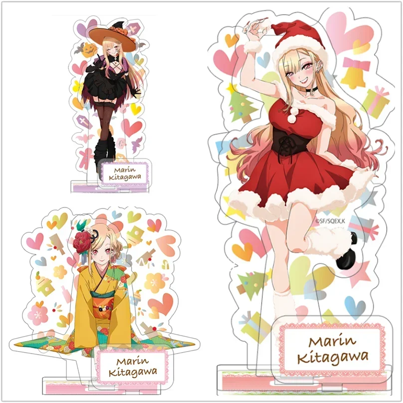 Anime Marin Kitagawa Figura bambola acrilico modello piastra giocattolo cosplay per regalo
