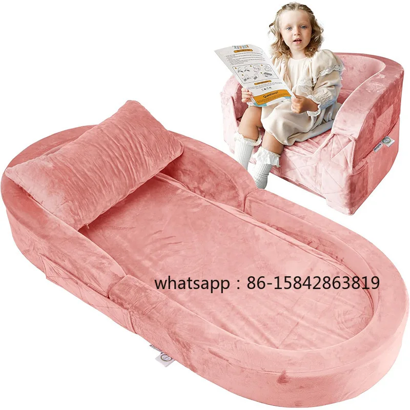 Cross-border Amazon children's folding mattress storage folding outdoor travel children's mattress portable mattress memory