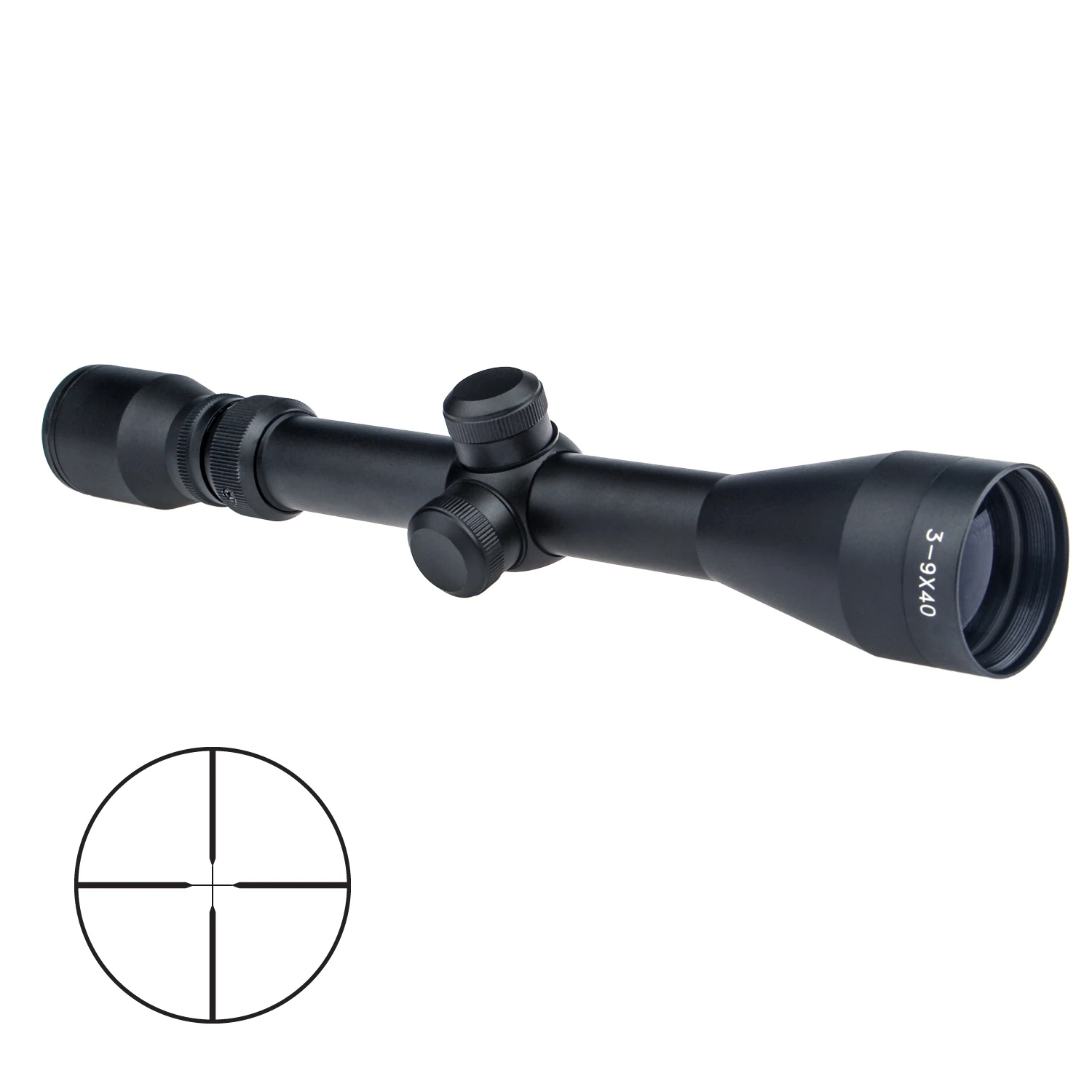 3-9X Optics Spotting Sight 3-9x40 Scope Hunting Scopes & Accessories Non-illuminated Telescopic Optical With 25.4mm Ring Mount