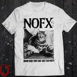 Rock Festival Punk In Drublic Tee NOFX - How Did The Cat Get So Fat T-Shirt long sleeves