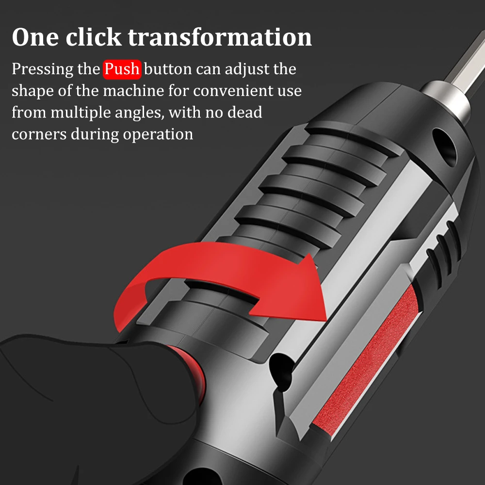 4.2V Wireless Screwdriver Drill Rechargeable Household Electric Drill LED Lighting Mini Electric Screwdriver Portable Power Tool