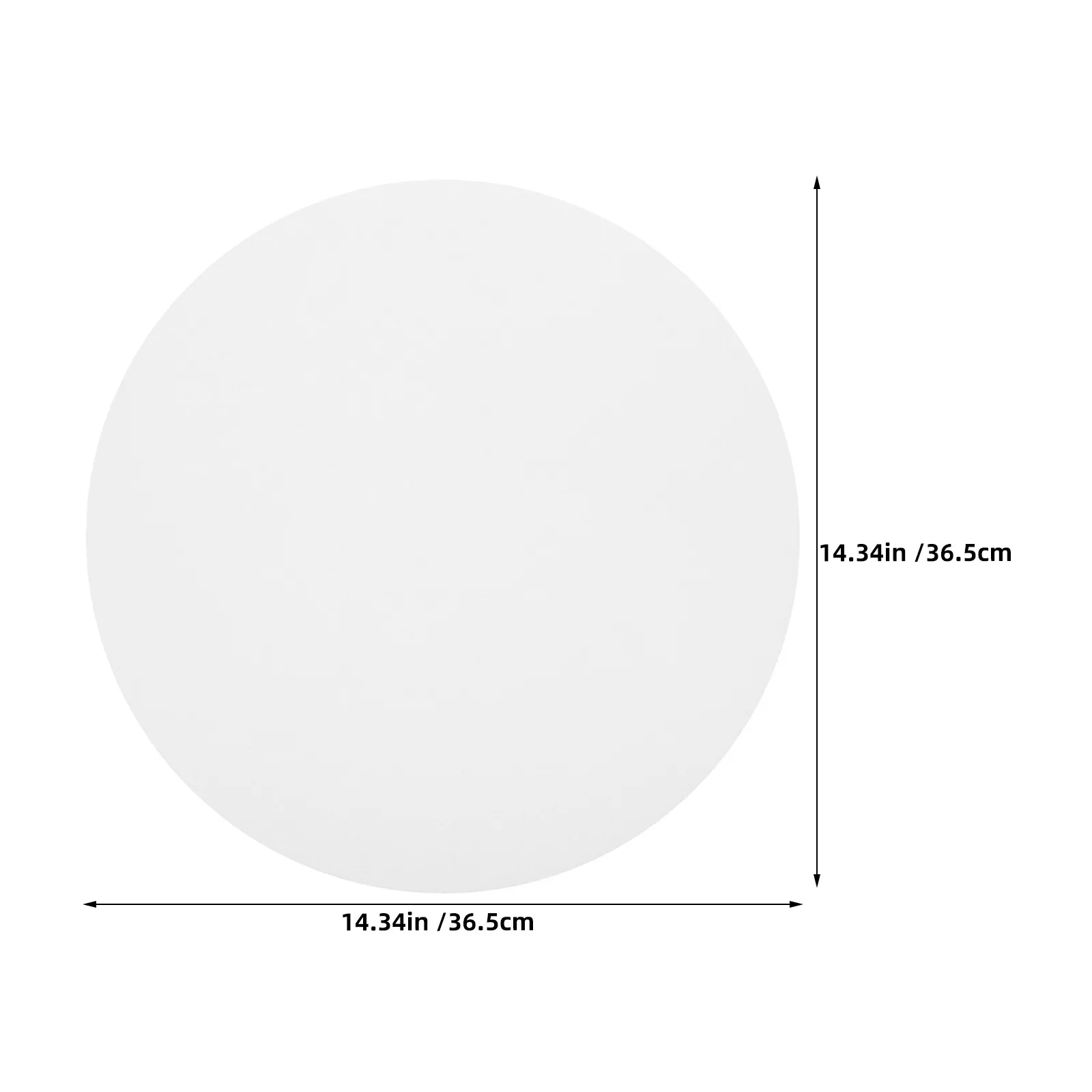 14 Inch Round Acrylic Ceiling Lamp Shade Diffuser Frosted Light Fixture Cover for Modern Living Room Bedroom Corridor