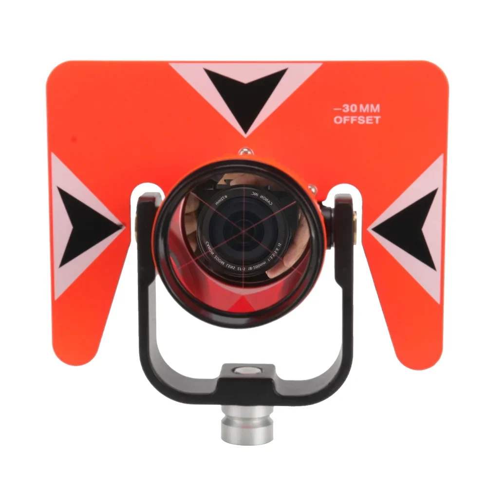 AK18 Z15U Orange Reflective Surveying Prism Assembly Set With Holder And Target For Total Station