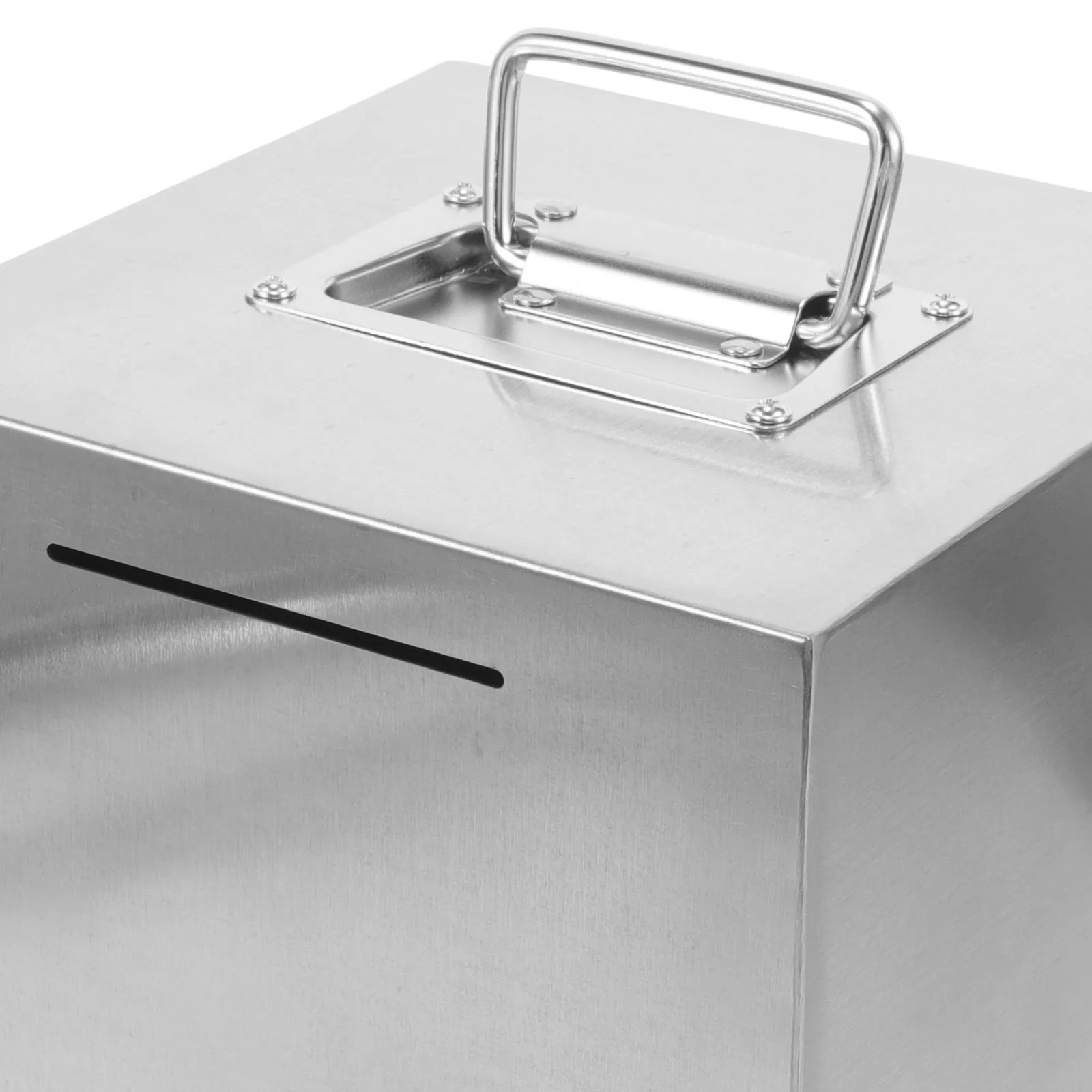 

Stainless Steel Money Box Unbreakable Coin Bank Piggy Bank for Adults Money Saving Container Compact Portable Savings Jar