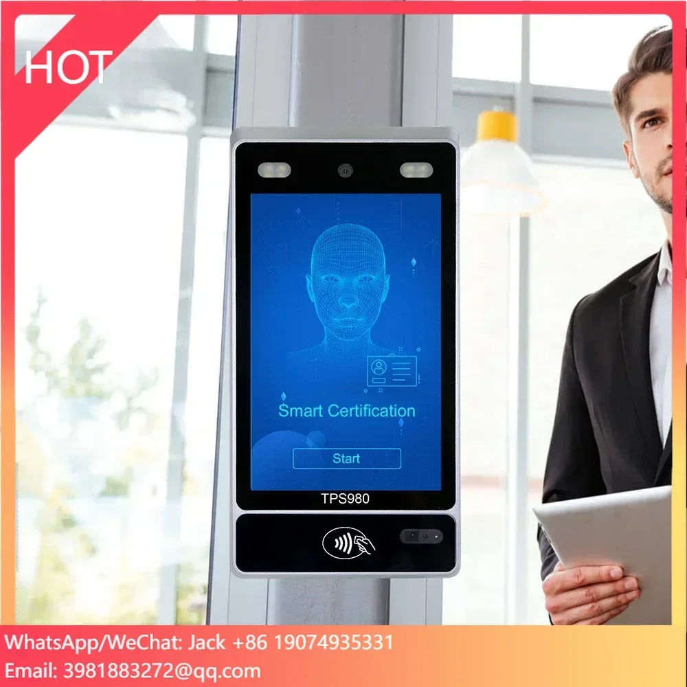 Time Attendance and Door Access Control Advanced Biometric and RFID Solutions Face Identification Scanner System