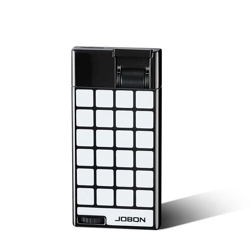 

New JOBON 9MM Body Flat Flame Blue Flame Lighter Visible Gas Window Gear Type Flame Adjustment Ignition Tool