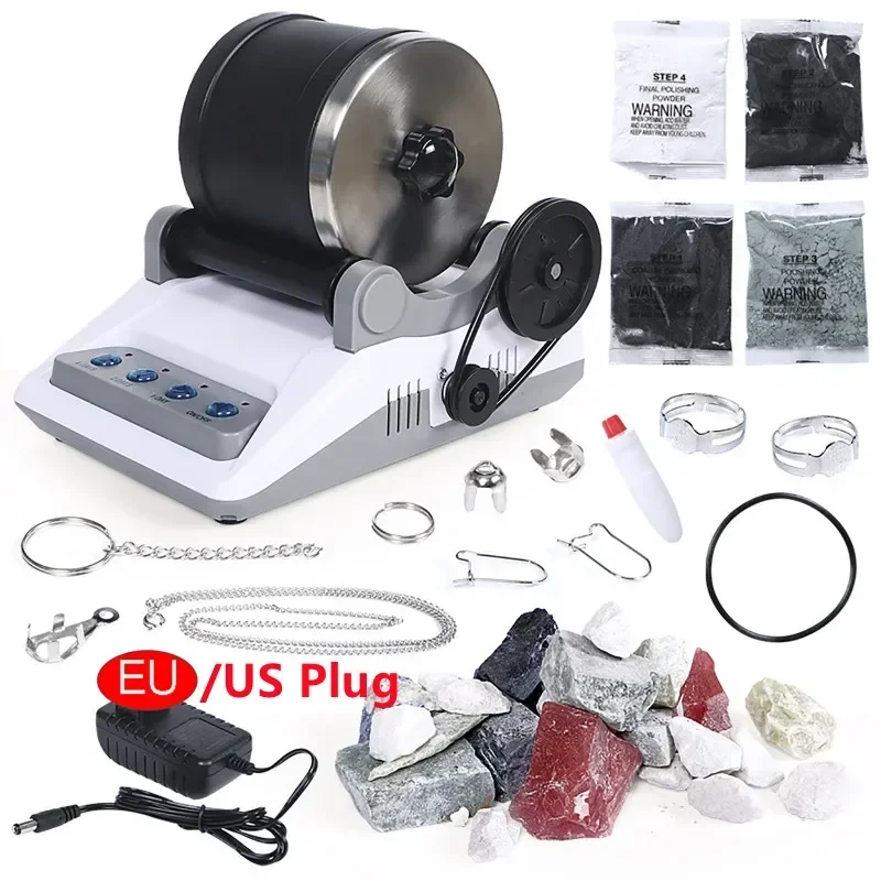 Professional Rock Grinder Kit Rock Polisher For Kids Adults Electronic  Tumbler Kit Polishing Machine DIY Rock Tumbler Kit