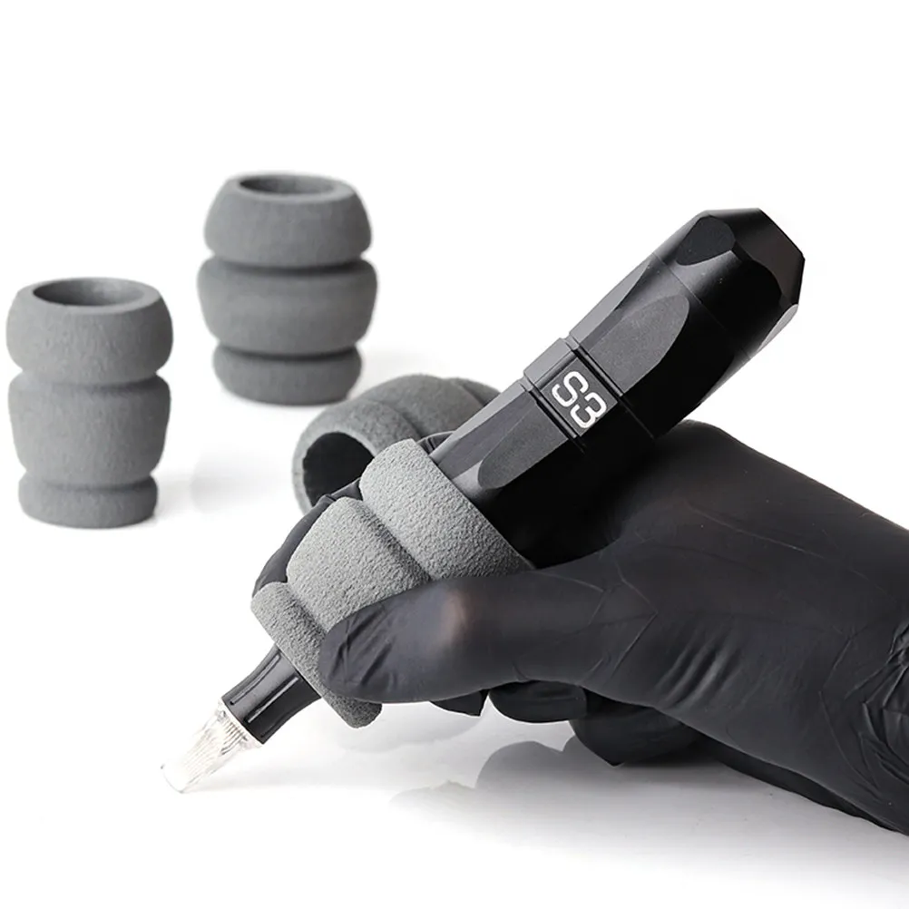 

10Pcs Tattoo Grip Cover Machine Handle Sleeve Sponge Damping Anti-Vibration Cover Flexible Lightweight Essential Shop Tool 41Mm