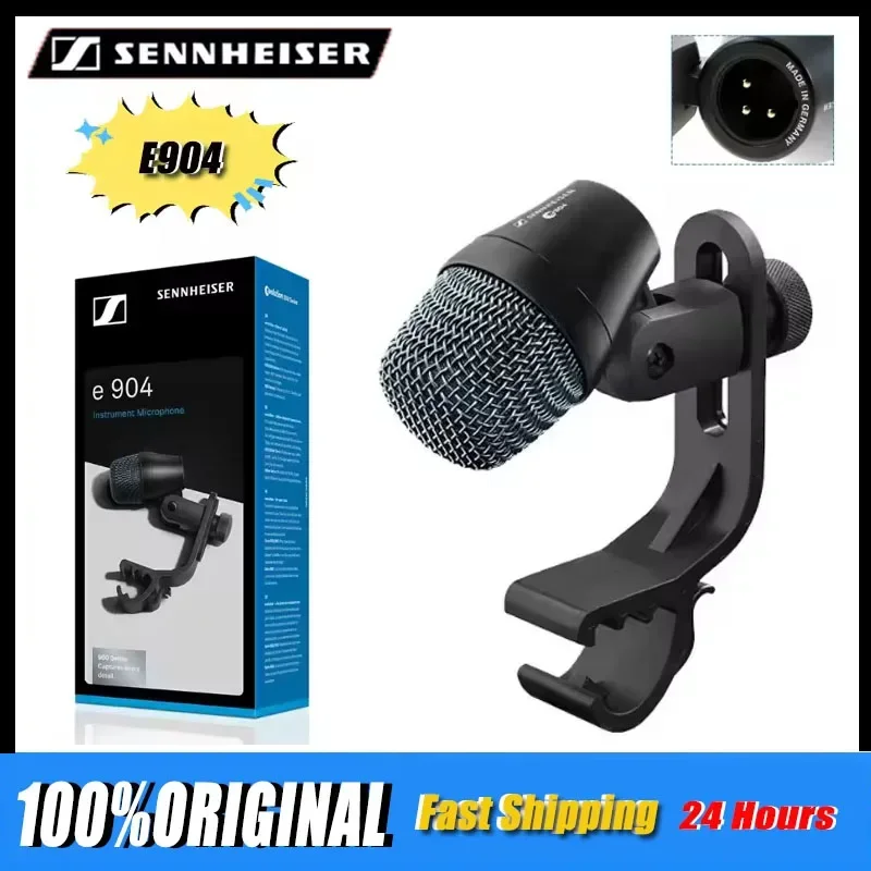 Micrófono Dinámico Compacto Sennheiser E904 2026 Nuevo Original para Batería, Tambores, Estudio en Casa, Micrófono Adecuado