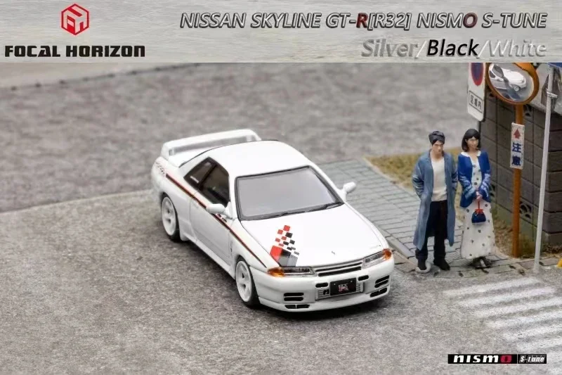 Focal Horizon FH 1:64 Skyline R32 Nismo Livery S-Tune limited699 Diecast Model Car