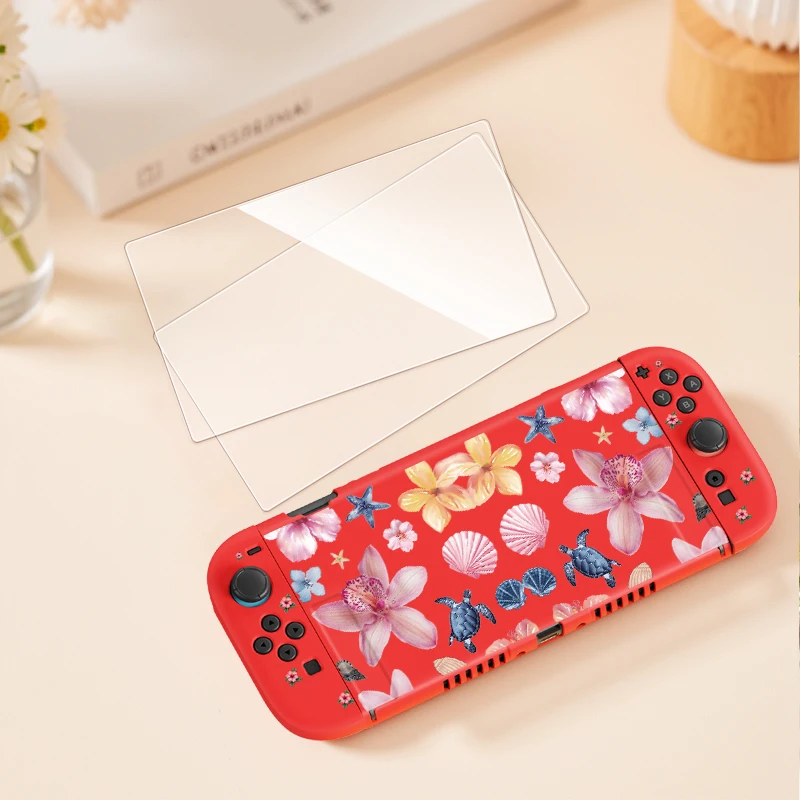 لحافظة الحماية Switch2 ومجموعة الأغشية المقسى، كاملة مضادة للخدش ومضادة للسقوط، أفضل خيار لمشغلات Switch2
