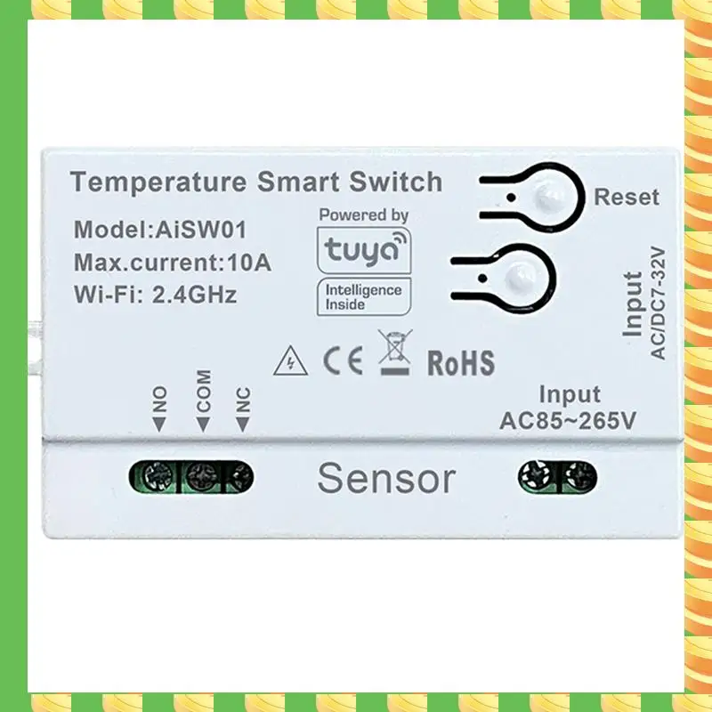 

AB53 2,4G Wi-Fi умный датчик температуры от Tuya с длинным датчиком температуры 2 м
