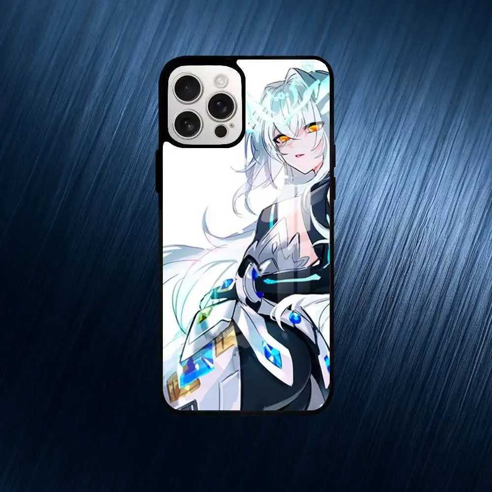 Capa de telefone Game E-Elsword para iPhone17,16,15,14,13,12,11,Plus,Pro,Max para capa de carregamento sem fio Magsafe