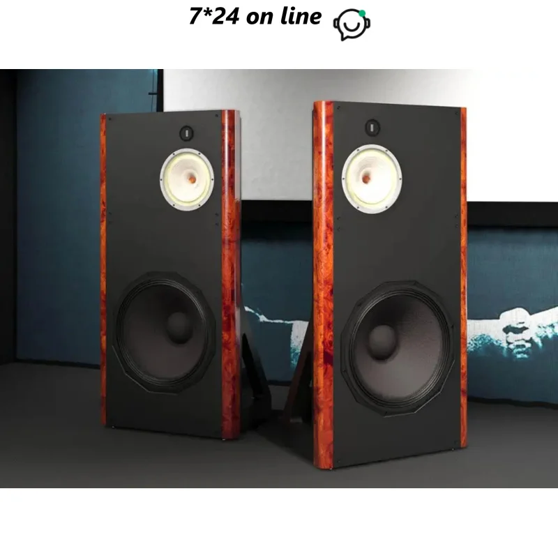 DS 211021   Altavoz HiFi de alta gama con graves duales de 21 pulgadas, altavoz de frecuencia completa de 10 pulgadas, altavoz con deflector abierto