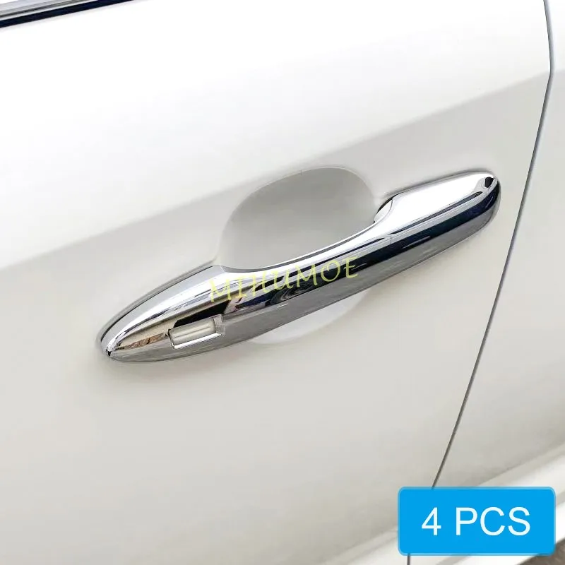 Chrome Car Exterior Door Handle Covers Protector Style For Toyota Yaris / Yaris Cross w/ Keyless 2025 2024 2023 2022 2021