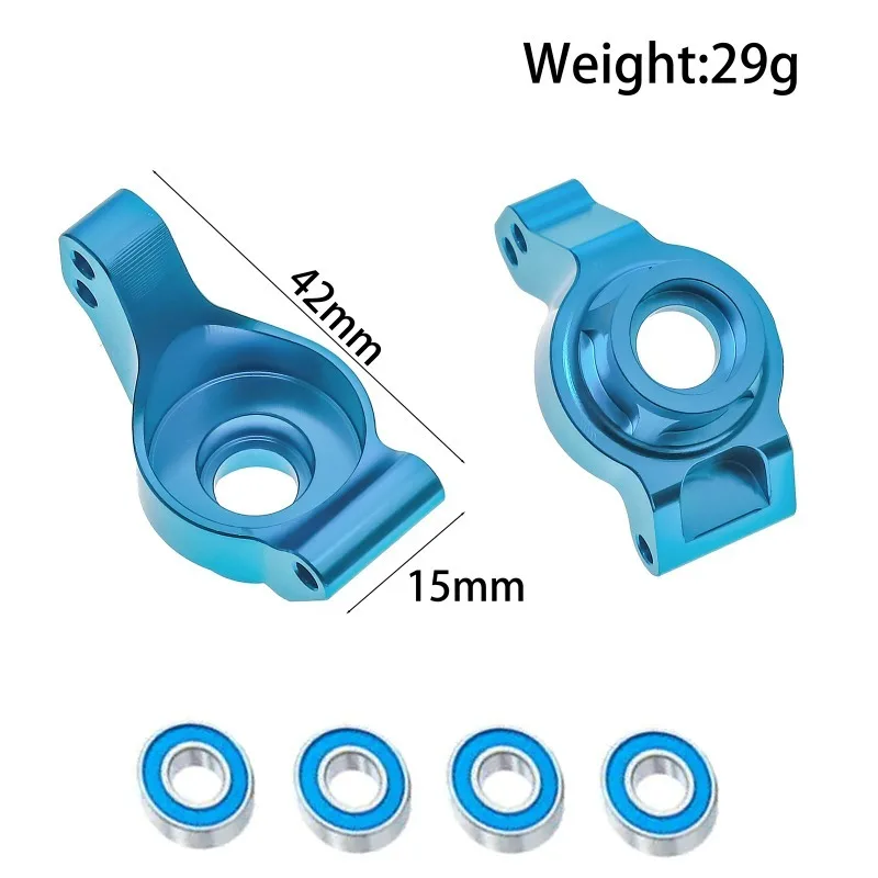 Racing Aluminium Hinterradaufhängung Achsträger Upgrades Teile Zubehör für 1/10 Tamiya Fighter Nxgen DT04 58741