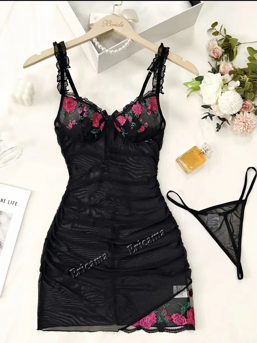 مثير الصدرية مجموعة الدانتيل الشفاف المثيرة Underwire البرازيلي الدانتيل جنسي الملابس الداخلية يتوهم الزي رومانسية الساخن الملابس الداخلية مجموعة حمالة صدر ولباس داخلي مجموعات