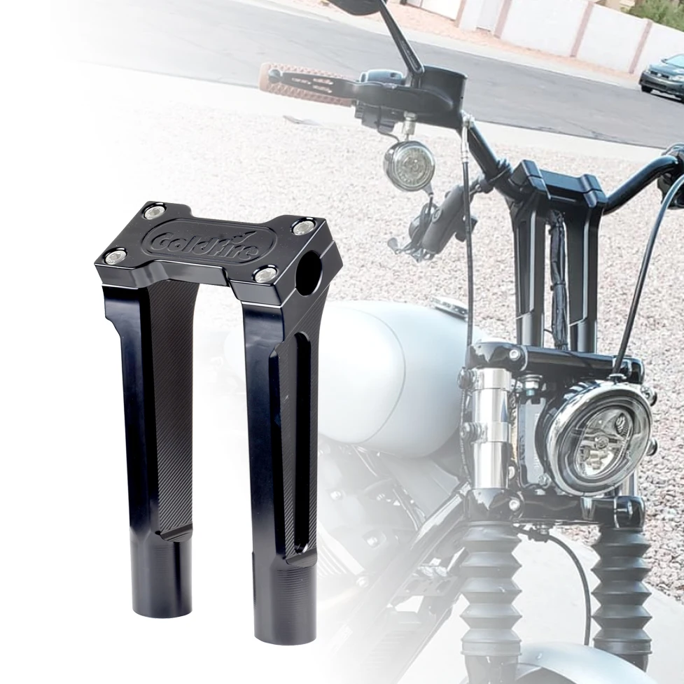 

12" Motorcycle Bar Clamps Raised Handlebar Handle Bar Risers Moto Parts For Most Dyna / Street Bob / Softail / Sportster