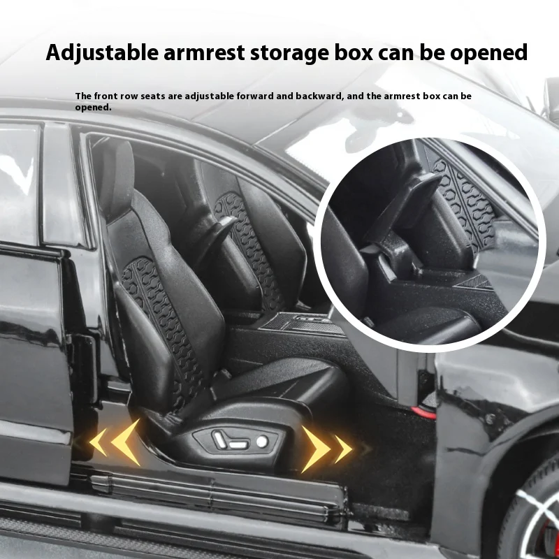 إصدار مفتاح التحكم عن بعد 1/18 نموذج سيارة أودي RS7، الإطارات قابلة للإزالة، حلي قابلة للجمع للبالغين، ديكور هدايا نموذجي