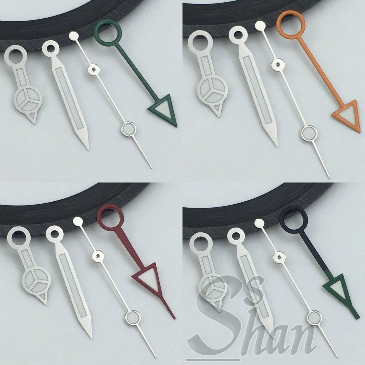 

Green luminous NH34 GMT watch hand is used as an accessory for the NH34A automatic movement watch