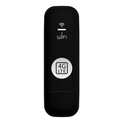 Módem WIFI 4G USB 150Mbps con ranura para tarjeta SIM, enrutador inalámbrico 4G LTE para coche, Dongle USB, soporte B28, banda europea, negro