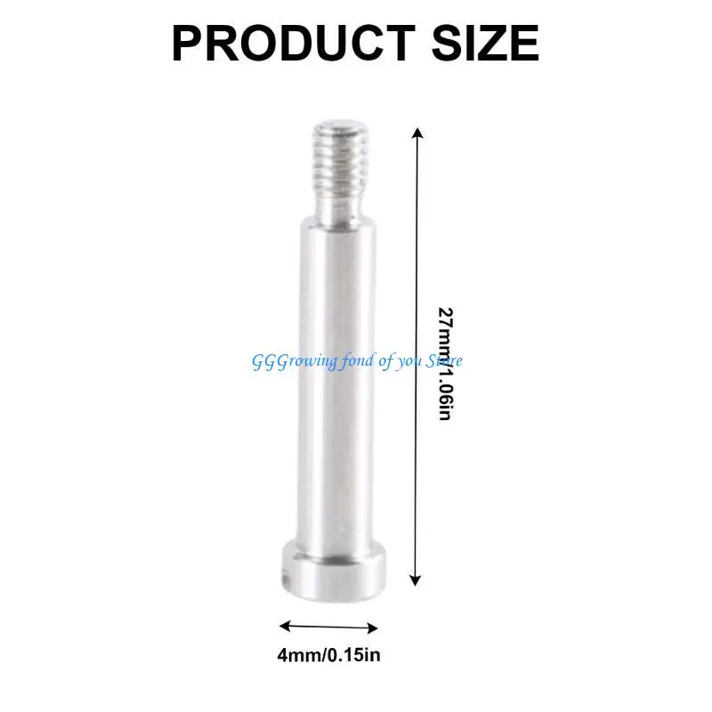 H9EB 2PCS 4MM مسامير الفولاذ المقاوم للصدأ مقاوم المقاوم للصدأ خرطوشة تصاعد مسامير مغزل البراغي