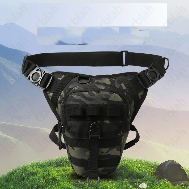 Multi functional lure fishing bag, waterproof tactics, outdoor hiking bag, sports cycling motorcycle waist bag