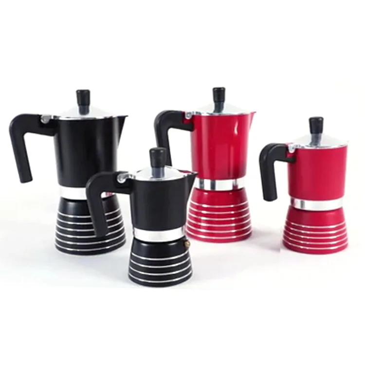 

custom espresso coffee maker moka pot stovetop aluminum moka coffee pots espresso moka pot maker manual camping
