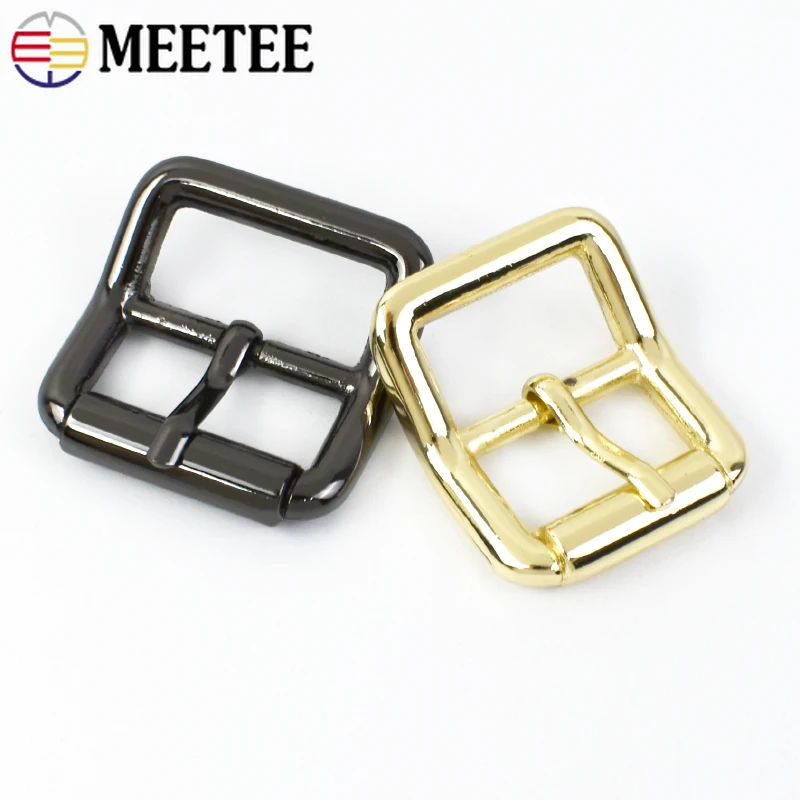 5/10Pcs 15/20/25mm Metal Pin Buckle Curved Belt Roller Buckles for Bag Strap Adjust Slider Clasp Hooks DIY Hardware Accessories