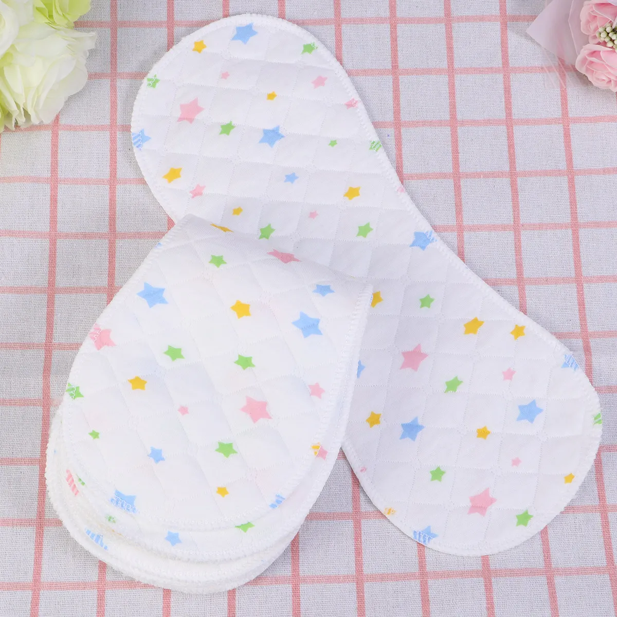 25pcs-baby-cloth-diapers-peanut-shape-3-layer-reusable-bamboo-charcoal-insert-washable-absorbent-breathable-nappy-for-newborn