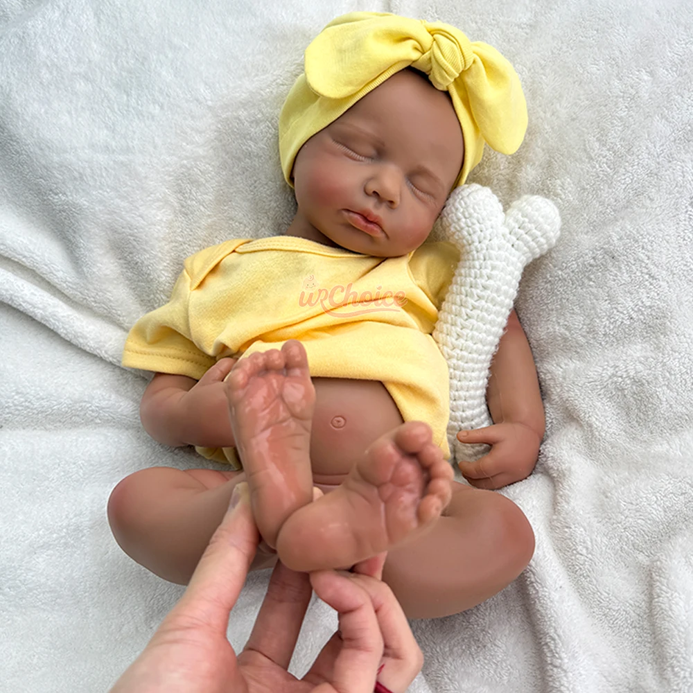 Lifelike 20Inch Loulou Open Mouth Silicone Reborn Baby Girl/Boy for Newborn Photography Props Poseable and Weighted Doll - Image 5