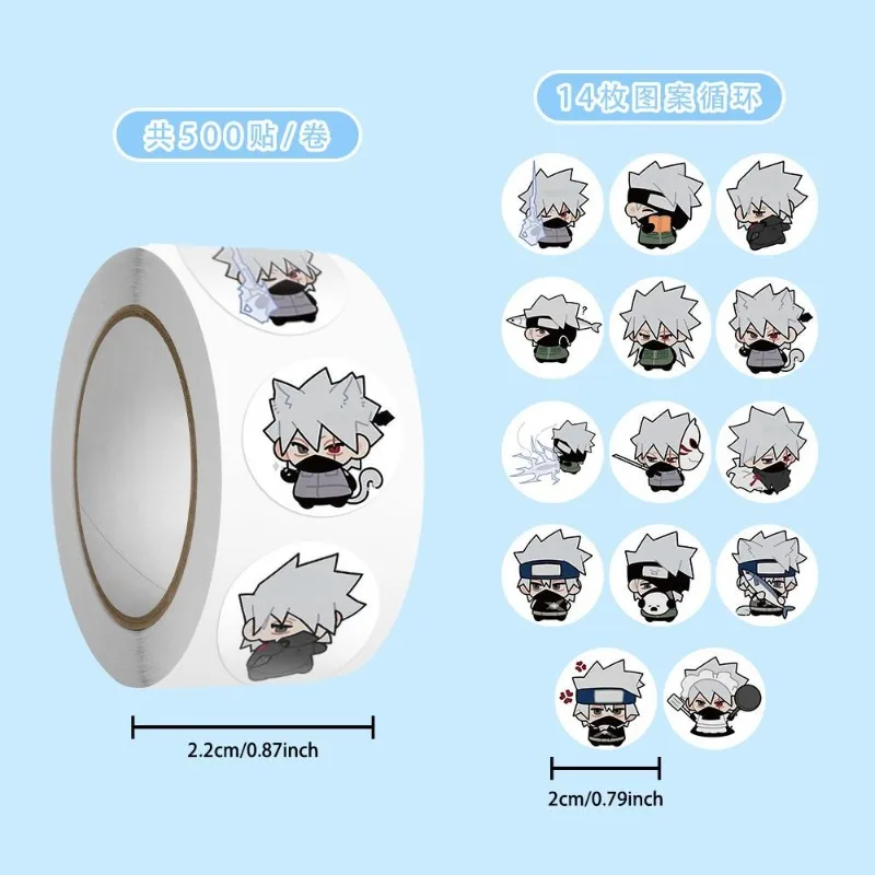 500 قطعة من ملصقات تزيين جرافيتي إبداعية على شكل شخصية كرتونية هاتاكي كاكاشي