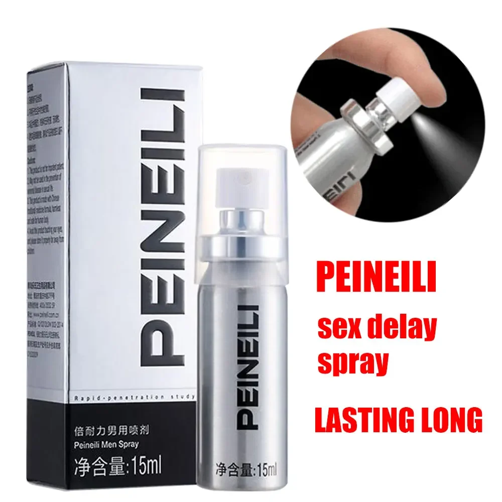 Peineili-pulverizador retardante sexual para hombres, 5 piezas, uso externo, eyaculación precoz, prolonga 60 minutos, aceite para agrandar el pene, más de 18