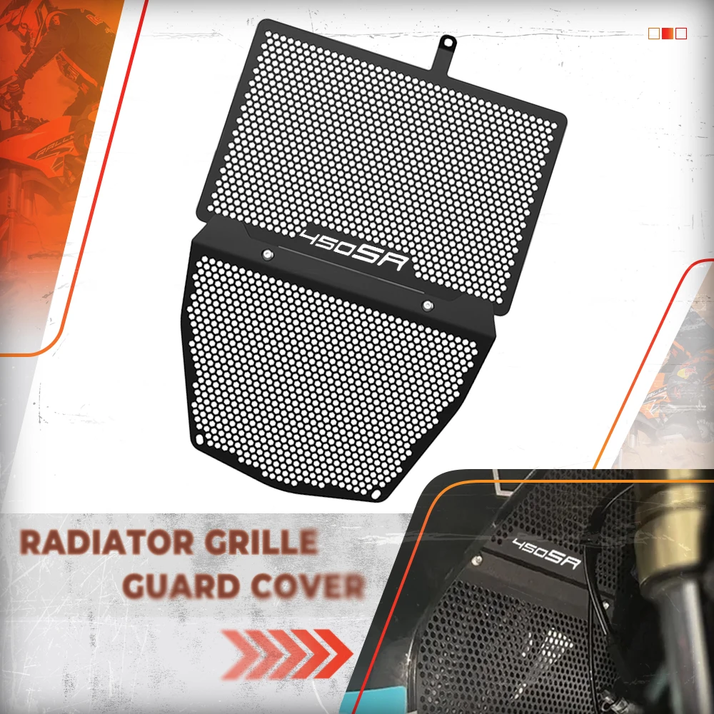 

450SR Motorcycle Radiator Guard Grille Cover Cylinder Engine Guard Set Protector For CFMOTO CF MOTO 450 SS 450SR 2022-2023-2024