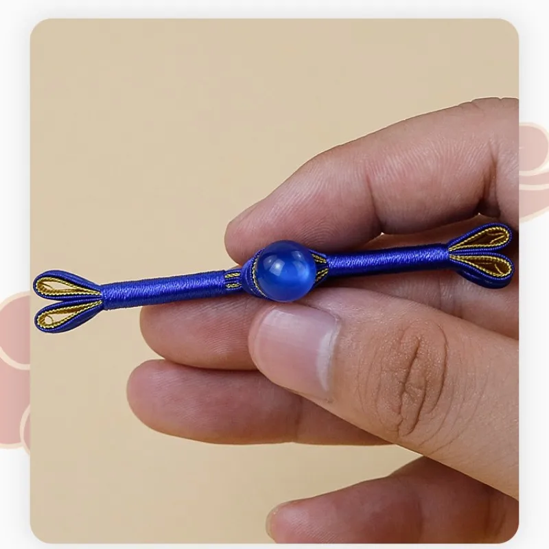 10 قطعة فو اليشم حبة اليدوية شيونغسام زر ل تانغ دعوى عقدة السحابات DIY بها بنفسك الخياطة اكسسوارات