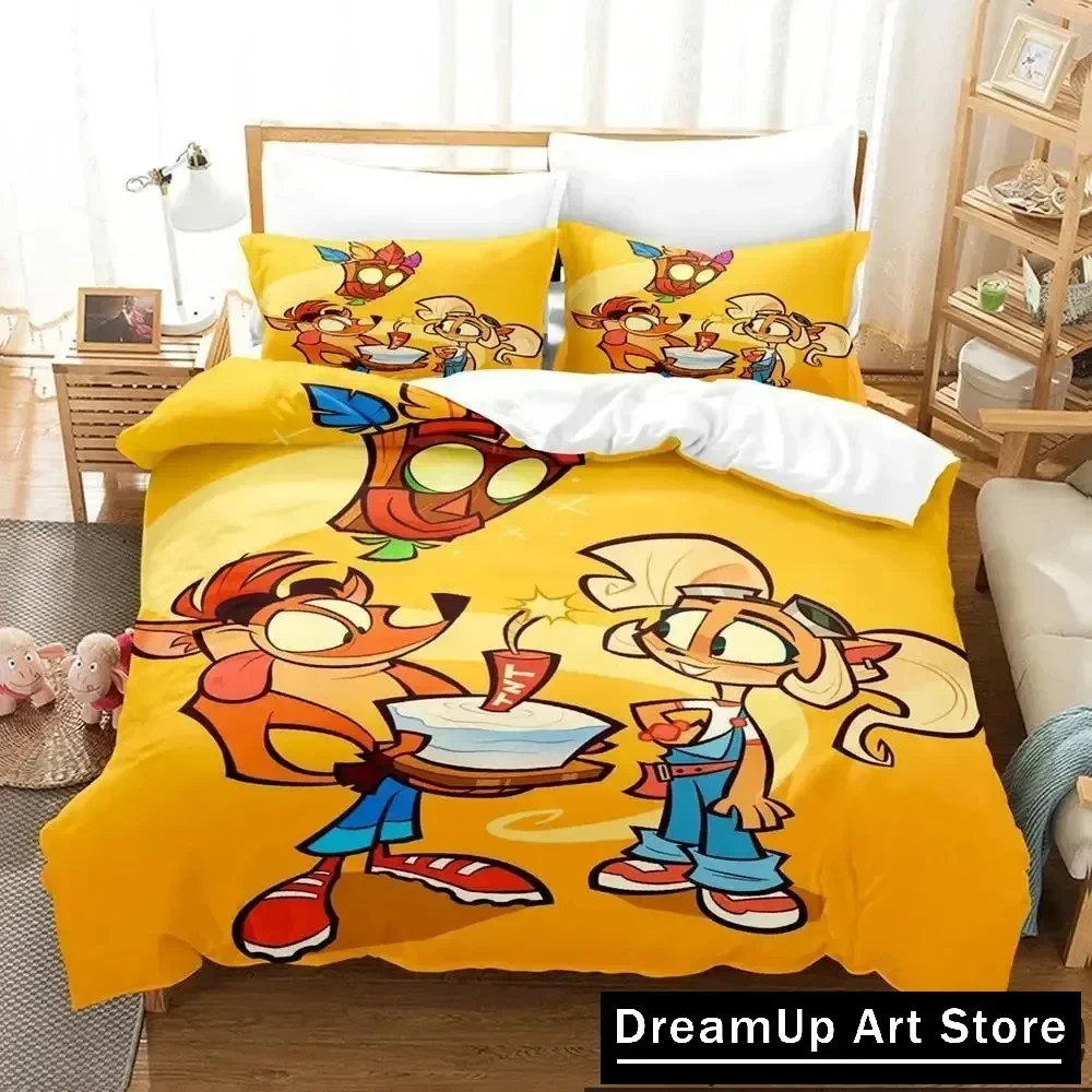 parure-de-lit-de-jeu-crash-bandicoot-impression-3d-housse-de-couette-mignonne-avec-taie-d'oreiller-double-simple-queen-king-taille-pour-garcons-et-adultes-maison