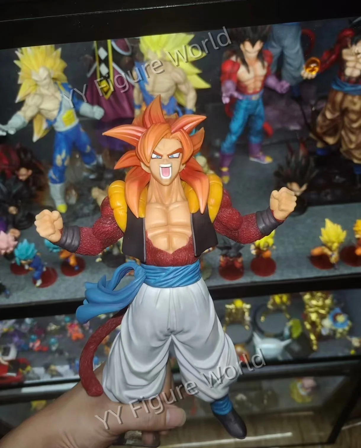 In Stock Original Bandai Ichiban Kuji Dragon Ball Super Rival Showdown Red Dragon Goku Gogeta Broly Cell Action Figure Model view 3